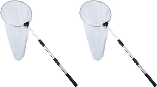 Vista 8 de Coopay Insect and Butterfly Fishing Net with 12 Inches Ring, Handle Extends to 36 Inches