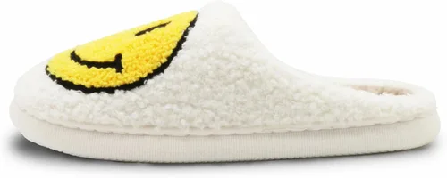 Vista 6 de FIWAHI Pantuflas de cara retro mullidas para mujeres y hombres, ligeras, suaves, esponjosas, cálidas, estilo casual, sonriente, bonitas, acogedoras