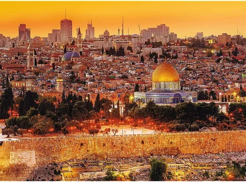 Vista 2 de Trefl The Roofs of Jerusalem - Rompecabezas de 3000 piezas de 45.7 x 33.5