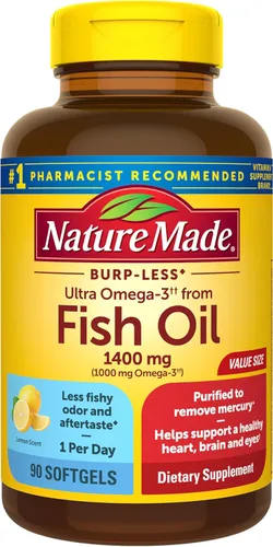 Vista 11 de Nature Made 1400 mg Ultra Aceite de Pescado Omega-3 softgels (130 ct.)
