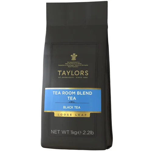 Vista 14 de Taylors of Harrogate Pétalo de rosa de China, té negro, hoja suelta, lata de 4.41 onzas, fragante, delicado y floral, con cafeína, té de hoja entera