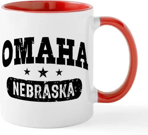 Vista 10 de CafePress I Love Nebraska Taza de café de cerámica de 11 oz (11.0 fl oz)