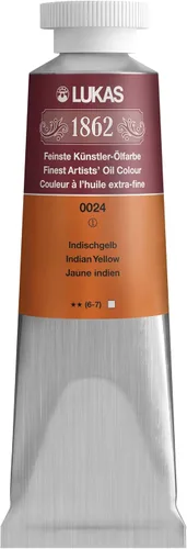 Vista 122 de Lukas 1862 Pintura al Óleo para Artistas Profesionales - Colores Tierra Amarillentos, 37 mL - Juego de 4 - Destacada Resistencia a la Luz, Sin