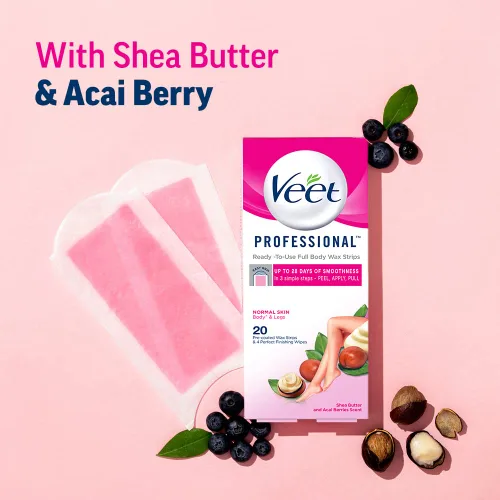 Vista 7 de Veet Kit de depilación de cuerpo completo para piel normal