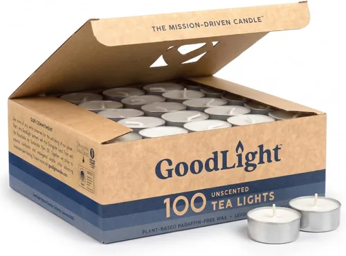 Vista 7 de GoodLight velas de té sin parafina