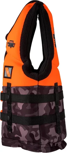 Vista 4 de RONIX Boy's Top Grom CGA Life Vest Durable Soft Comfortable Floaty Swimming Life Jacket for Kids with Plush Inner & Back Supportive Foam