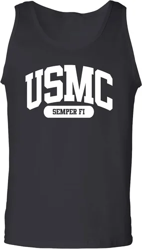 Vista 4 de zerogravitee USMC Semper Fi - Camiseta sin mangas para adulto