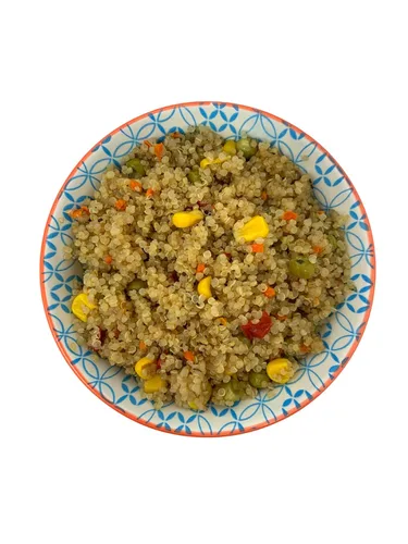 Vista 8 de Kitchen & Love Mezcla de quinua vegetal, precocida, bolsa lista para microondas, estable, sin OMG, sin gluten ni lácteos, a base de plantas, Kosher