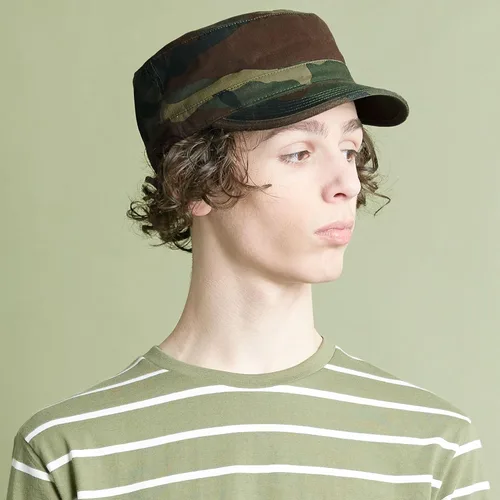 Vista 44 de The Hat Depot Cadet Military Army - Gorra de béisbol de algodón lavado con teñido anudado y algodón lavado básico y desgastado, gorra de algodón