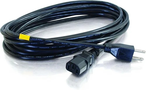 Vista 9 de C2G Legrand C12 IEC a C14 - Cable de alimentación IEC de 18 AWG, cable de extensión largo negro, repuesto de cable de alimentación de 15 pies, 1