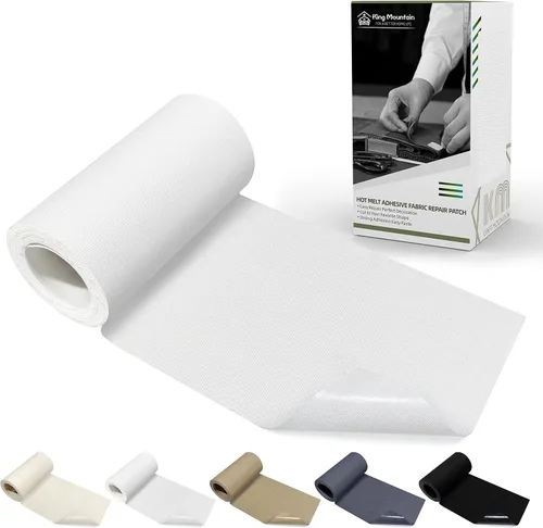 Vista 35 de KING MOUNTAIN Parche de lona para planchar, 3 x 60 pulgadas, parche de reparación de tela 100% algodón impermeable, utilizado para varios sofás