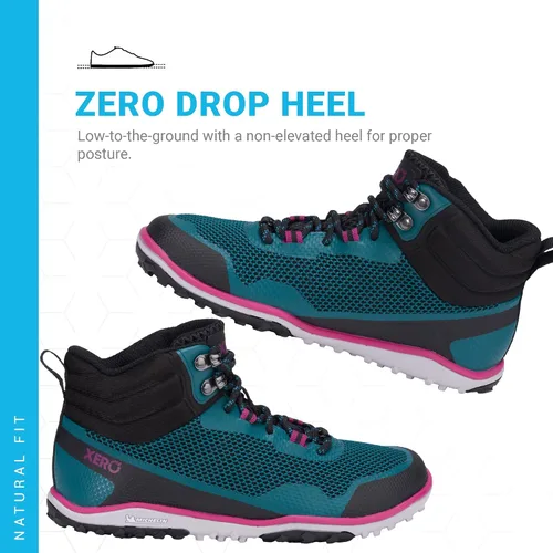 Vista 3 de Xero Shoes Scrambler Mid - Botas de senderismo ligeras y transpirables para mujer