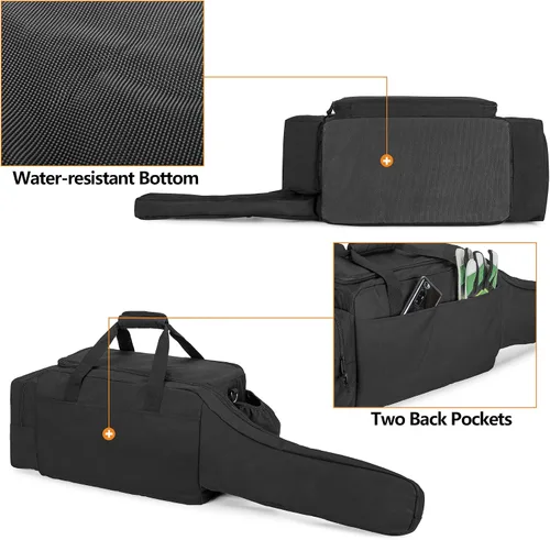 Vista 4 de samdew Funda de transporte para motosierra, bolsa de almacenamiento acolchada para motosierra compatible con motosierra eléctrica EGO de 14, 16 y 18