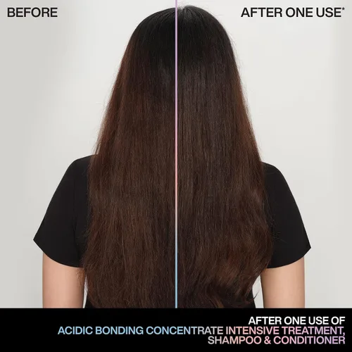 Vista 14 de Redken Acidic Bonding Concentrate Shampoo & Conditioner Set For Damaged and All Hair Types - Repair and Strengthen Weak Hair Bonds With Citric Acid