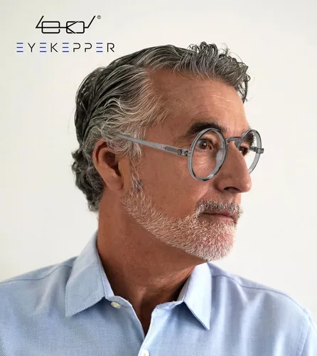 Vista 2 de Eyekepper Gafas de lectura redondas para mujeres y hombres lectores retro Mens Ladies Reader Eyeglasses,All Day Comfort Spring Hinges,Fashion