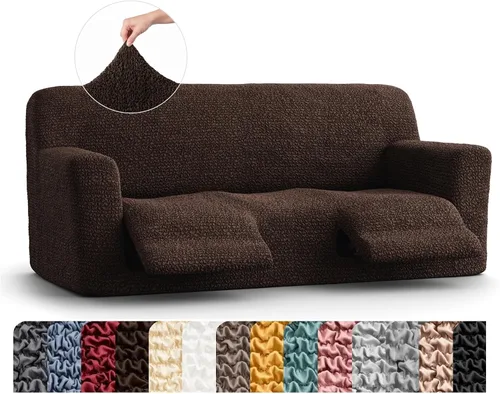 Vista 23 de PAULATO BY GA.I.CO. Funda para sillón reclinable, funda de ajuste suave, protector elástico de muebles reclinables de 1 pieza, tela hipoalergénica