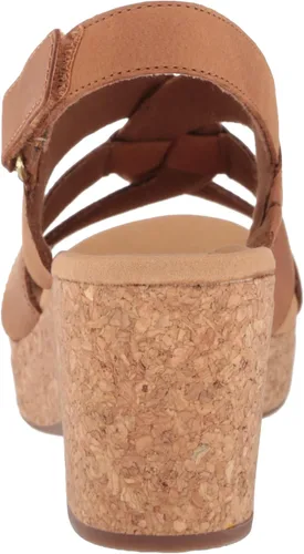 Vista 3 de Clarks - Sandalias de cuña Giselle Beach para mujer