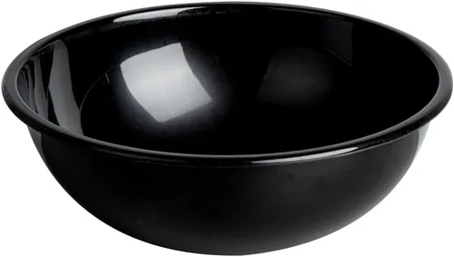 Vista 2 de Restaurantware Ensaladeras de plástico de 21 onzas, 200 cuencos de plástico desechables reciclables, grandes tazones de plástico negro para llevar