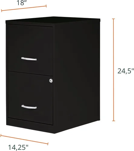 Vista 3 de Lorell Gabinete para archivos de 18" de profundidad con 2 cajones