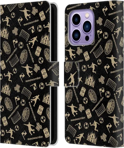 Vista 50 de Head Case Designs Officially Licensed AC Milan Dream Big Children Leather Wallet Case Compatible with Apple iPhone 11