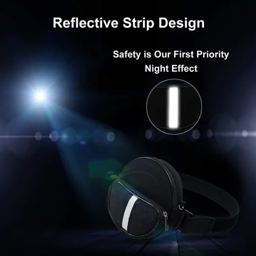Vista 5 de Funda portátil para reproductor de CD, riñonera impermeable para reproductor de CD con correa de mano compatible