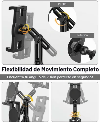 Vista 5 de Soporte para tableta con soporte para tazas, soporte universal