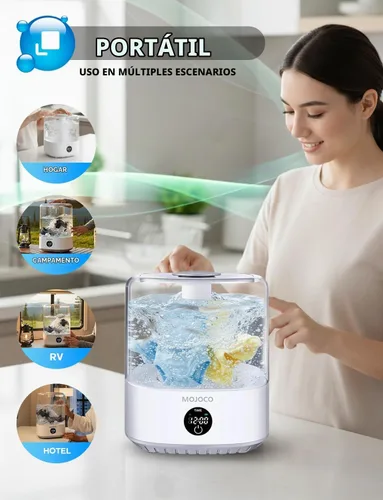 Vista 7 de MOJOCO Mini lavadora – Lavadora portátil pequeña de 3 litros con 3 modos de lavado para ropa interior, calcetines y ropa de bebé – Mini lavadora