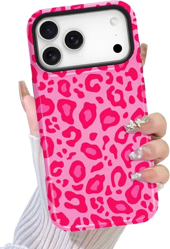 Vista 10 de TEAUGHT Compatible con iPhone 11 Funda con patrón lindo estampado de leopardo negro guepardo + protector de pantalla a prueba de golpes, funda