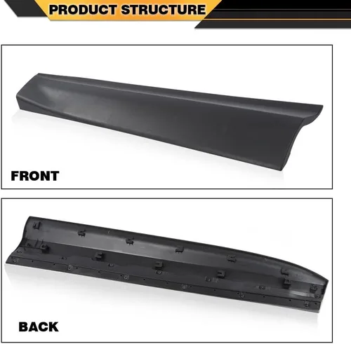 Vista 5 de CNNELL Guarnición de la puerta del lado del conductor del lado del conductor inferior compatible con Hyundai Santa Fe Sport 2013-2018