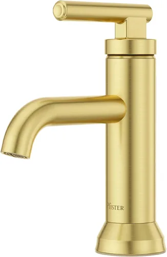 Vista 28 de Grifo para lavabo de baño Pfister Capistrano, 8 pulgadas de separación amplia, 2 manijas, 3 orificios, certificado NSF, acabado negro mate Spot Spot
