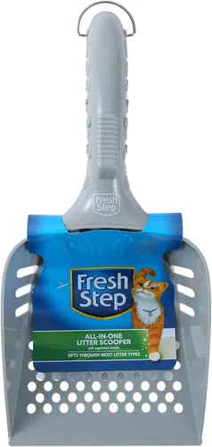 Vista 3 de Fresh Step Cuchara de arena para gatos todo en uno con mango ergonómico