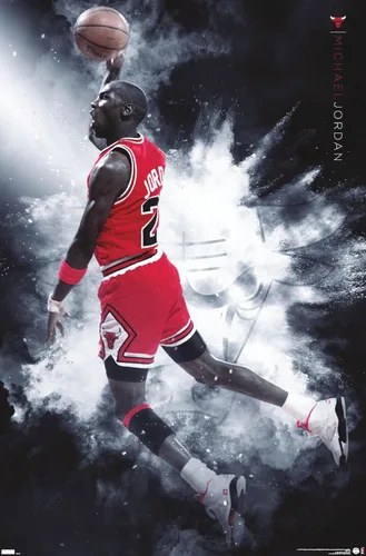 Vista 15 de Trends International Michael Jordan - Póster de pared Burst