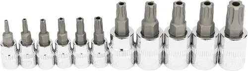 Vista 2 de Ingersoll Rand 752032 - Juego de llaves de vaso Torx Plus a prueba de manipulaciones (11 piezas)