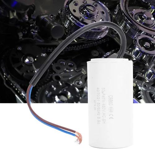 Vista 2 de 50uF Puesta en marcha de motores de CA con frecuencia de 50Hz, condensador de funcionamiento 450V, 60Hz lavadoras, a ir acondicionadores