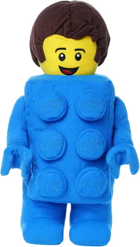 Vista 8 de LEGO Minifigure Brick Suit Girl - Personaje de peluche de 13 pulgadas