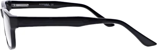 Vista 2 de PS PHILLIPS SAFETY PRODUCTS INC. Gafas de lectura de cristal real, marco profesor, 0.25 a 3.00 dioptrías Negro
