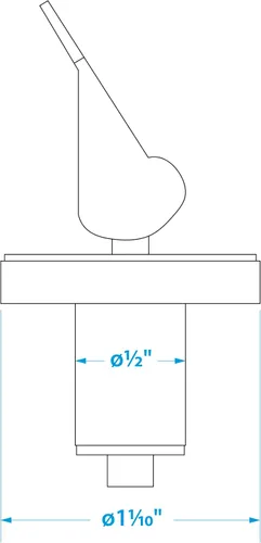 Vista 5 de Seachoice Tapón para cubierta y cebo, latón de 1/2 pulgada, 2 unidades (paquete de 1)