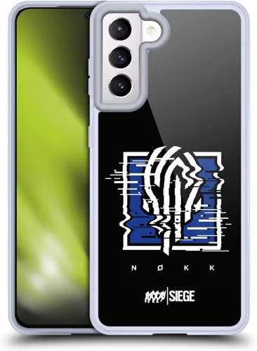 Vista 10 de Head Case Designs Officially Licensed Tom Clancy's Rainbow Six Siege Bandit Icons Gel Case [Military Grade Protection] Compatible with Samsung