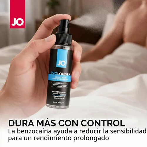 Vista 3 de JO Prolonger Delay Spray - Spray de benzocaína al 7.5% para hombres, control de clímax de acción rápida y resistencia, 2 onzas líquidas