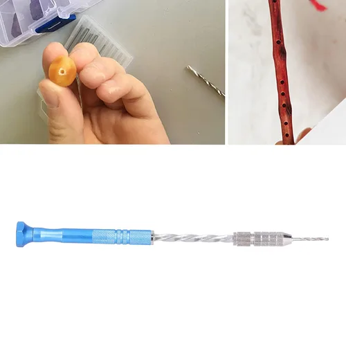 Vista 3 de Broca de joyería resistente taladro de mano con taladro para carpintería modelado fabricación de herramientas