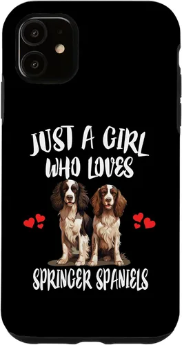 Vista 8 de Just A Girl Who Loves Springer Spaniels Dog Case for iPhone 17