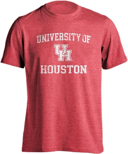 Vista 41 de Sport Your Gear NCAA Camiseta de manga corta retro con licencia oficial de aspecto desgastado para el día del juego, camiseta de espíritu deportivo