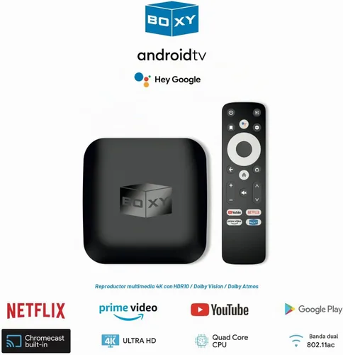 Vista 2 de BOXY Caja de TV Android, Reproductor multimedia de transmisión 4K, Dune HD Media Center, Mini PC, AV1, USB 3.0, Ethernet, MKV/ISO DV P7 FEL AFR