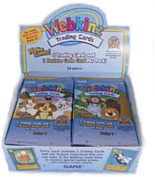 Vista 2 de Webkinz Caja de refuerzo TCG Juego de cartas coleccionables (36 paquetes)