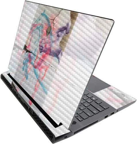 Vista 511 de MightySkins - Skin brillante con purpurina para Alienware M17 R3 (2020) y M17 R4 (2021) - Diversión de los años 90 Acabado duradero con purpurina