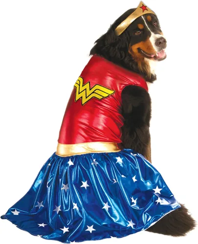 Vista 2 de Disfraz para mascota, Rubies Costume colección Héroes y Villanos de DC, S, Blanco