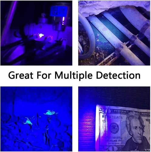 Vista 4 de Linternas, 51 LED Antorcha Escorpión Detector Hunter Ultra Violeta Linterna de Luz Negra