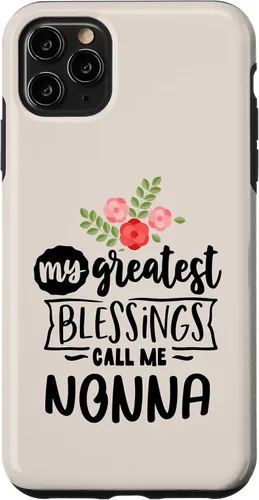Vista 13 de My Greatest Blessings Call Me Nonna Italian Grandma Women Case for iPhone 17