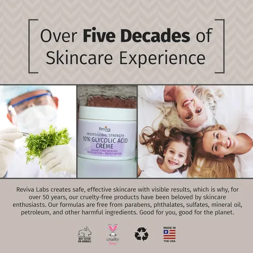 Vista 9 de Reviva Labs crema 10% ácido glicólico