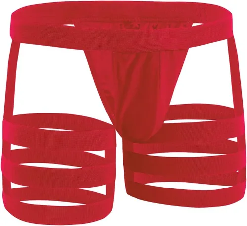 Vista 2 de Yartina Calzoncillos tipo bóxer huecos para hombre, con ligas